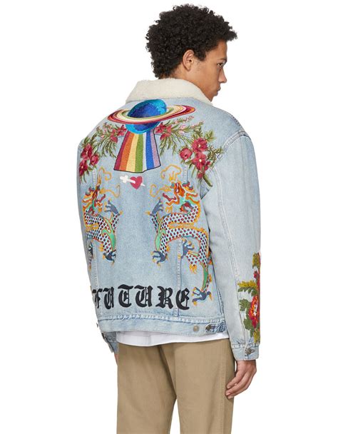 gucci modern future denim jacket replica|gucci gg denim jacket.